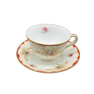 Vintage Harmony House Wembley Pattern Cup and Saucer - Made in Japan